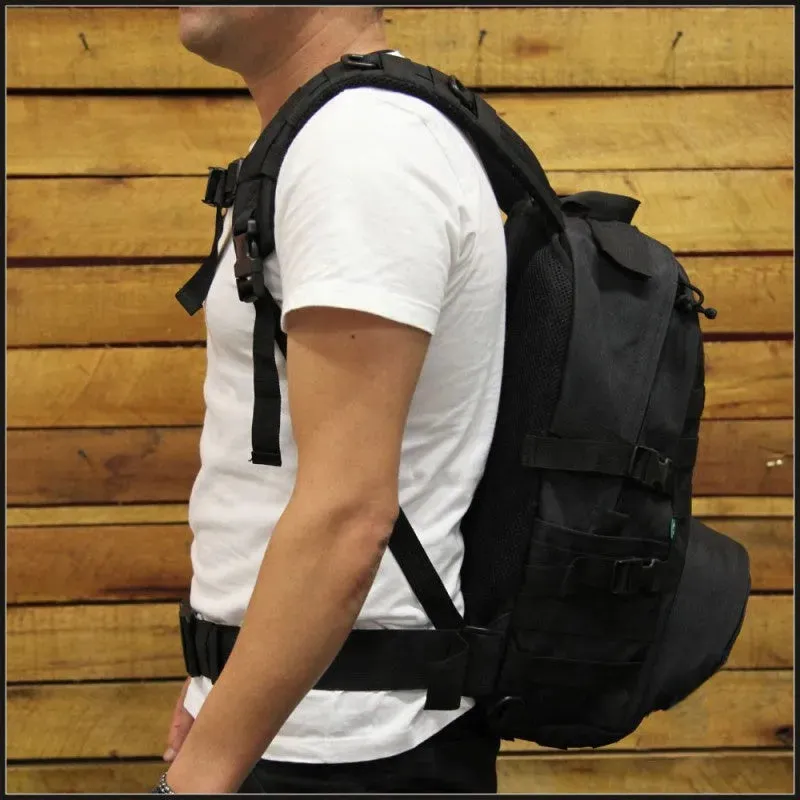 BK-1018 30L Outdoor Waterproof Black EDC Pack Military Tactical Backpack Mochila Tatical