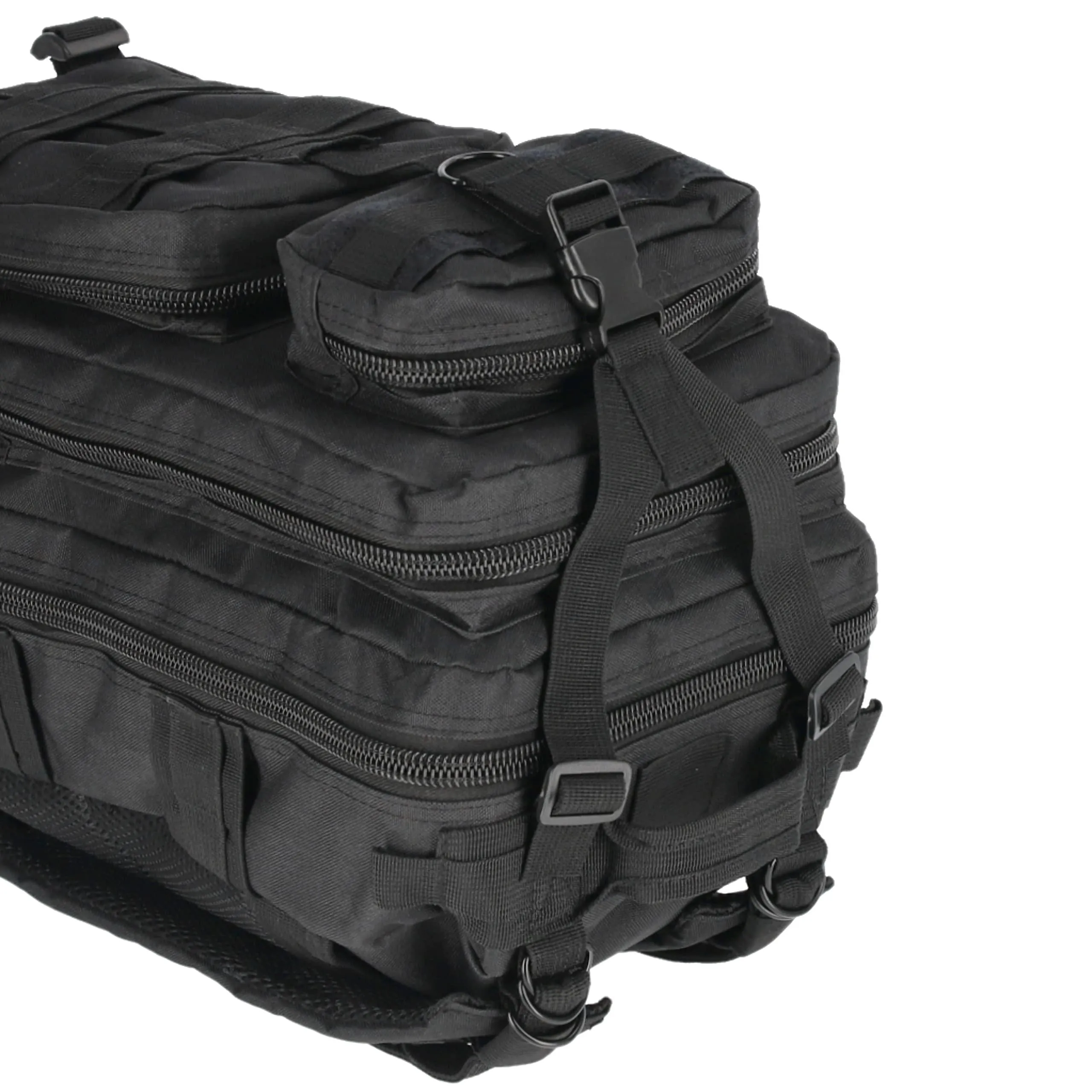 Black Military Tactical Backpacks Molle System