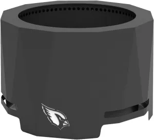 Blue Sky Outdoor Living NFL Arizona Cardinals 24” Steel Peak Patio Smokeless Fire Pit, Firewood and/or Wood Pellet Burning