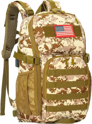 Boys Backpack for School,Military Teen Boys Backpack with USB Charging Pot,Camo Backpack Men 40L
