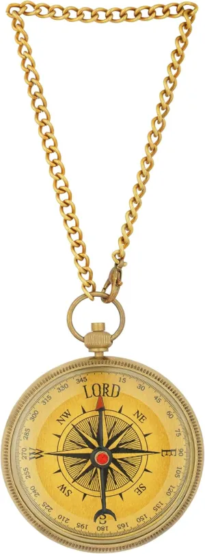 Brass Pocket Compass - Antique Vintage Nautical Survival Gear for Hiking, Camping, and Navigation - Essential Brass Pocket Nautical Compass for Outdoor Exploration, ‎4 x 4 x 2 inches