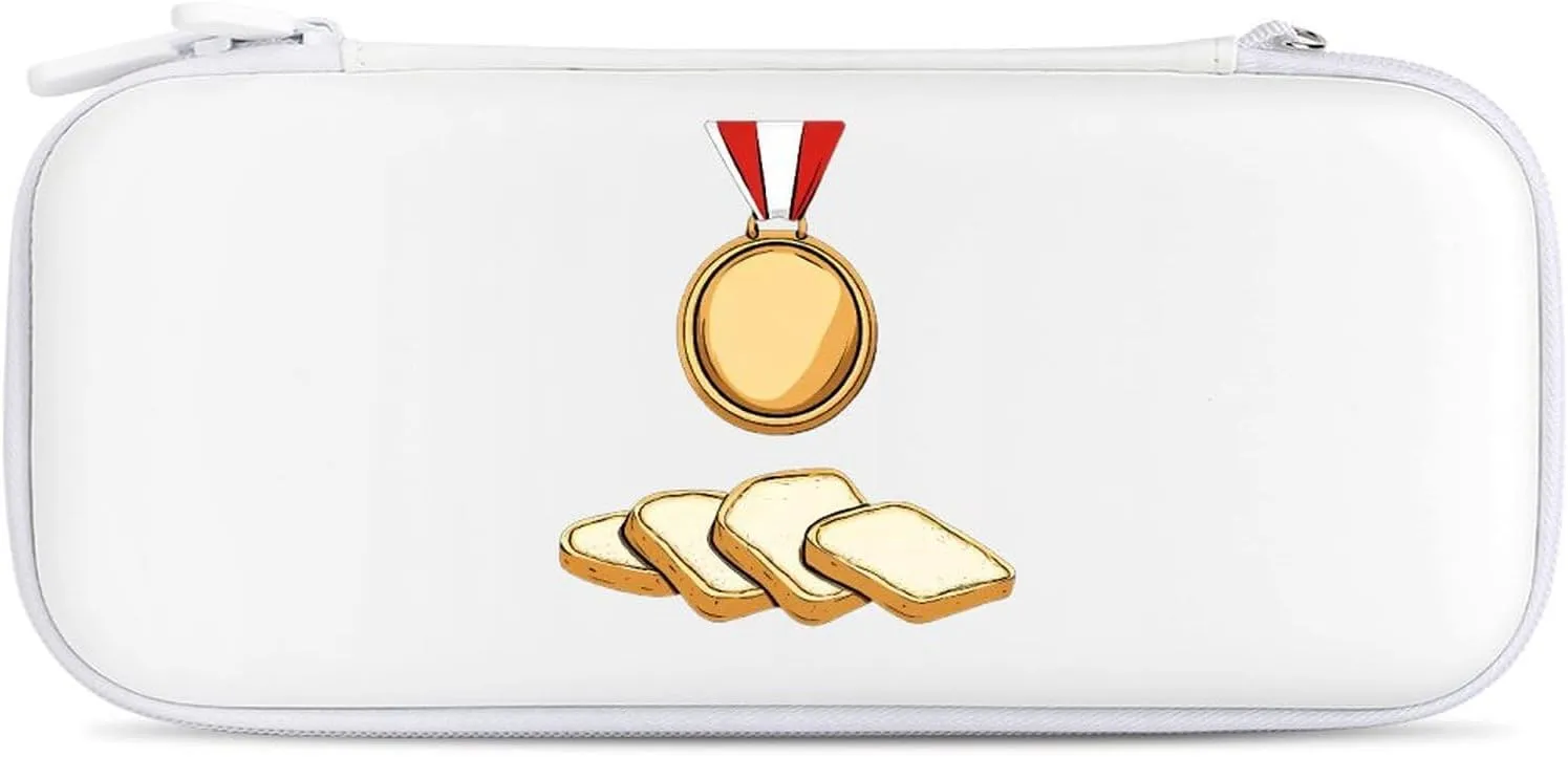 Bread-Winner Compatible with Switch Carrying Case Hard Travel Game Bag Pouch with 15 Games Accessories
