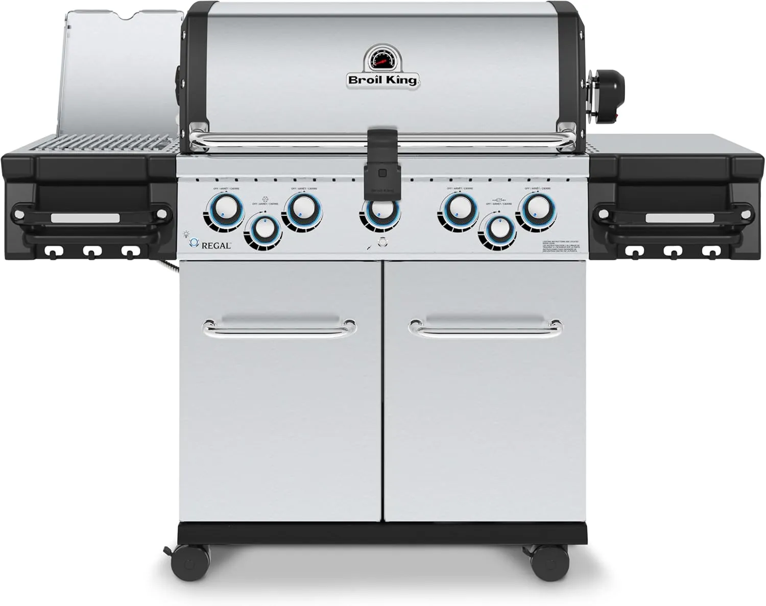 Broil King 958944 Regal S 590 Pro IR Propane Gas Grill, 5-Burner, Stainless Steel