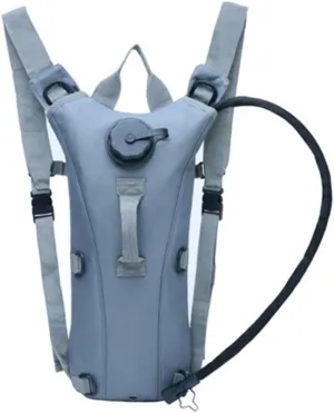 Camping Cycling Hydration Backpack, Removable 3L Water Bag, Waterproof, Green (Grey )