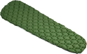 Camping Inflatable Mattress in Tent Folding Camp Bed Sleeping Pad, Camping Sleeping Mat (Color : Green)