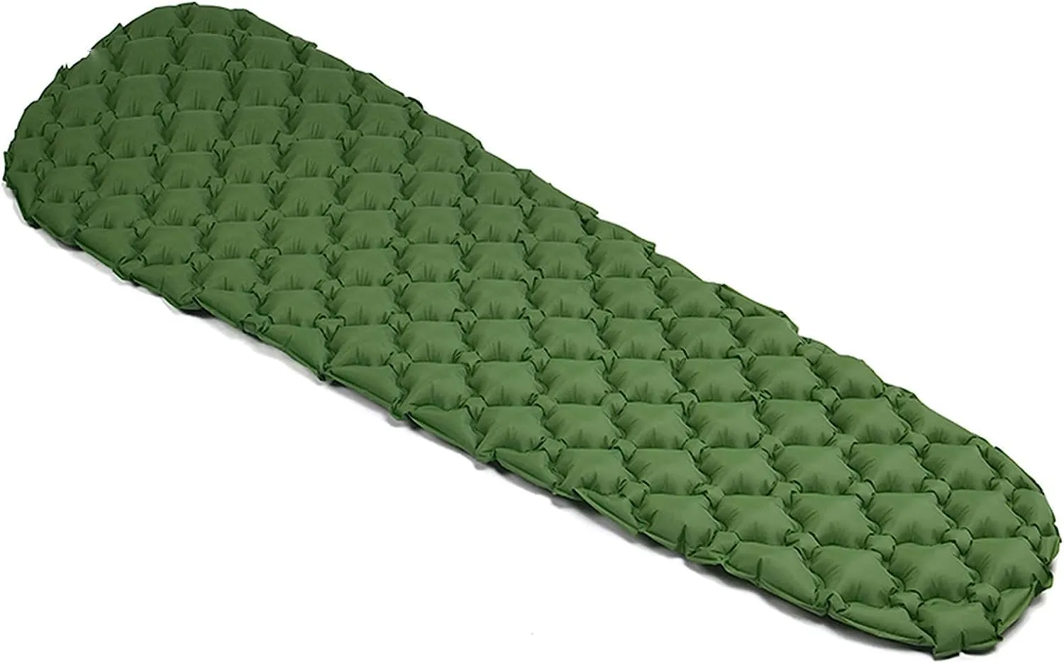 Camping Inflatable Mattress in Tent Folding Camp Bed Sleeping Pad, Camping Sleeping Mat (Color : Green)