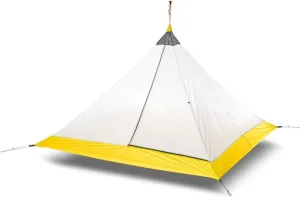 Camping Inner Tent Ultralight 3-4 Person Outdoor 20D Nylon Sides Silicon Coating Pyramid Large Tent Camping 4 Season