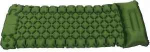 Camping Sleeping Pad, Foot Inflatable Portable Camping Air Mattress Water Proof Ultralight Inflatable Sleeping Mat with Pillow & Carry Bag, for Backpacking, Hiking, Tent, (2)