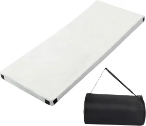 Camping Sleeping Pad, Sleeping Pad for Camping, Memory Foam Camping Mattress Pad, Sleeping Mat Portable Roll Up Mattress, Camping Bed Pads with Carry Bag for Camping, Cots, Tents