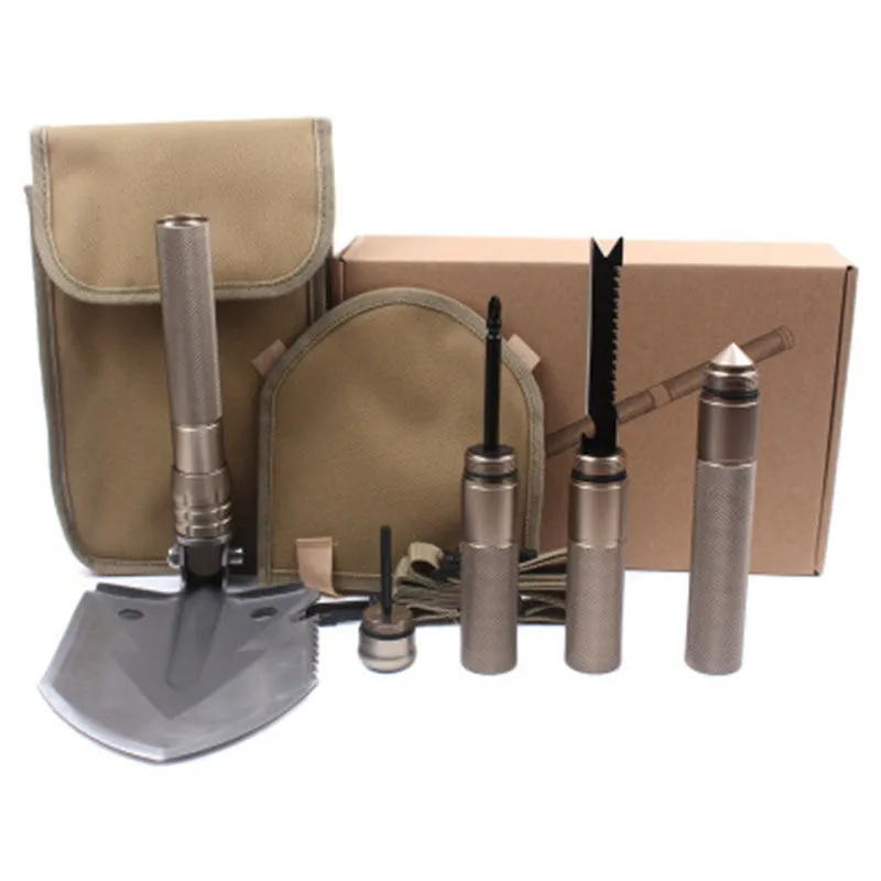 Camping Survival Tool Folding Shovel with bag