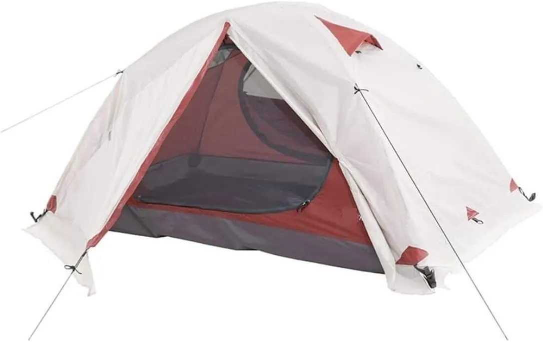 Camping Tent 2 Person Tent Ultralight Easy Set Up and Carry Family Tent for 4 Season Outdoor Tent Tents for Camping (Rojo 215 * 130 * 100cm)