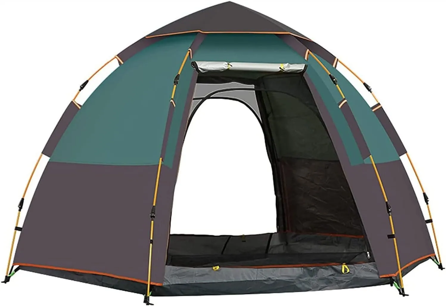 Camping Tent 3-4 Person Instant Tent Portable Cabin Tent with Rainfly for Family Camping Traveling Hiking Picnicing Easy Set Up