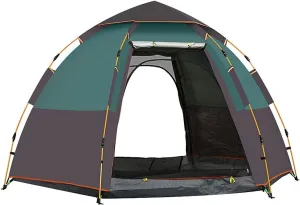 Camping Tent 3-4 Person Instant Tent Portable Cabin Tent with Rainfly for Family Camping Traveling Hiking Picnicing Easy Set Up