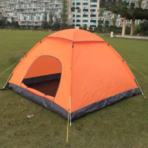 Camping Tent 3-5 Person - Family Dome Waterproof Backpack Tents with Top Rainfly, Ultralight Easy Set Up Small Tents with Carry Bag for 4 Season Hiking Glamping Beach Outdoor