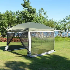 Camping Tent 8-10 Persons Lightweight Family Camping Tent Waterproof UV Resistant Outdoor Folding Tent, Easy to Install