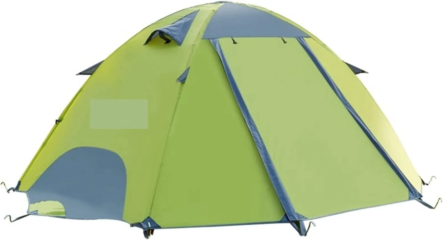 Camping tent Backpacking Waterproof Tent, Fiberglass Poles Double Layer Family Camping Instant Setup Tent for Hiking, Red