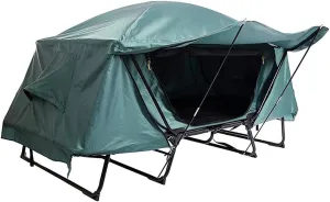Camping Tent Bed Double Layer Outdoor Camping Tent Portable Folding Oxford Cloth Tent for Outdoor Camping, Hiking, Fishing Hiking, Picnic