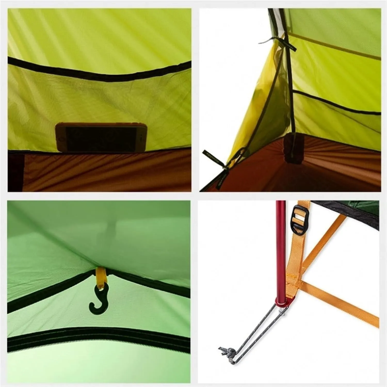 Camping Tent Camping Tent Ultralight Tunnel Tent Large Space Fabric Outdoor Cycling Nature Hike Camping Tent