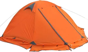 Camping Tent Double Double- Layer Aluminum Pole Tourist Tent for Camping Traveling Backpacking Hiking Outdoors