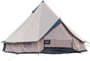 Camping Tent Outdoor Tent Big Space Rainproof Hut Portable Travel Family Tent with