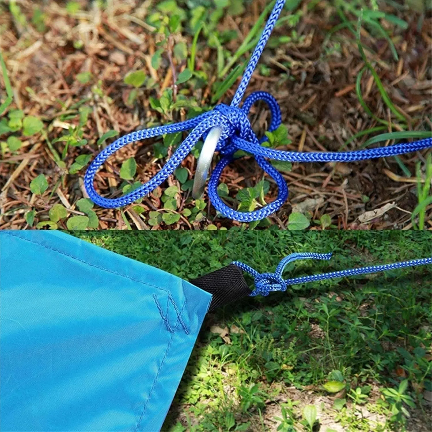 Camping Tent Tarp Waterproof Awning Multifunction Camouflage Net Moisture-Proof Tarp Ultralight Outdoor Canopy Umbrella Complete Accessories (Color :
