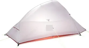 Camping Tent Tent Ultralight Camping Tent for Thickened Rain-Proof Tent Large Space Outdoor Field Tent (Color : White, Size : 2) (White 3)