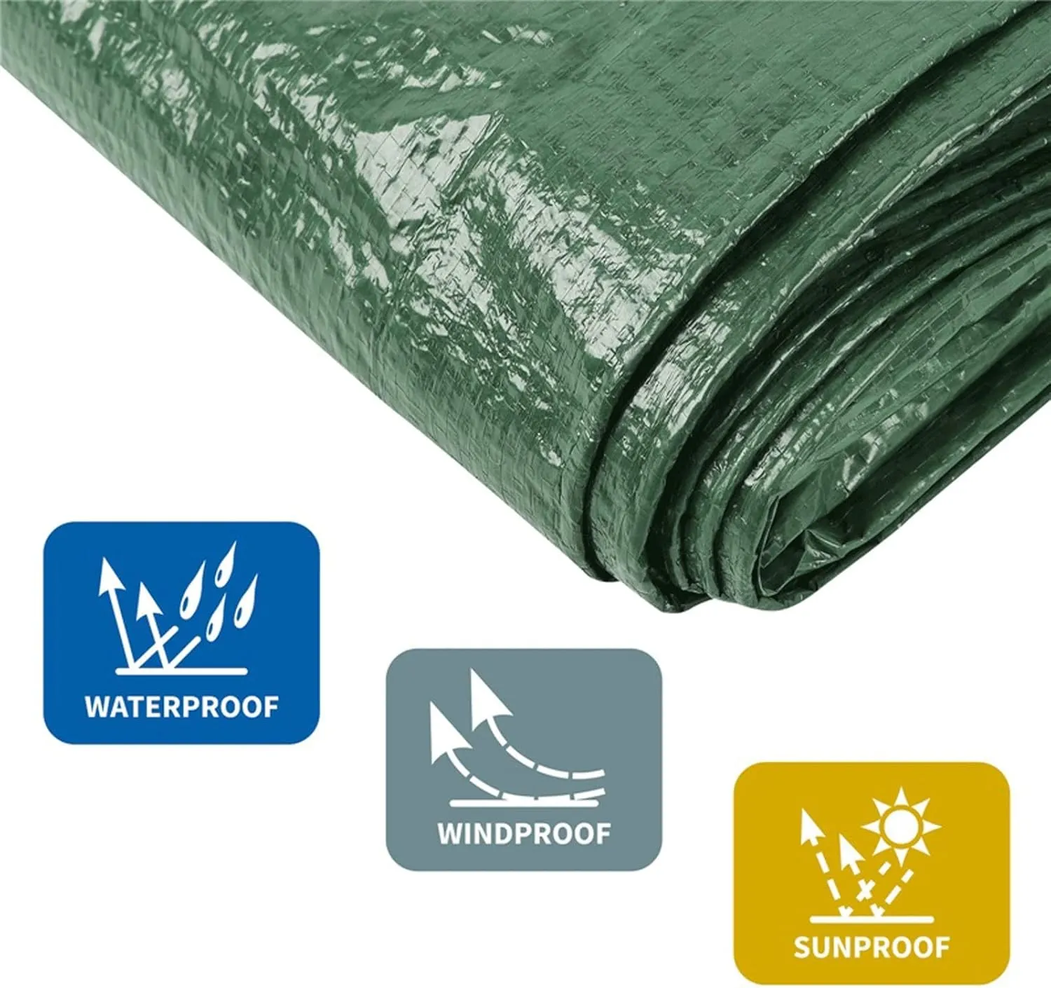 Camping Tent Ultralight Waterproof Sun Shelter Garden Awnings for Outdoor Canopy Awning Cloth Tent Tarpaulin Canvas Truck Car Tarp Sheet (Size : 1.7X2