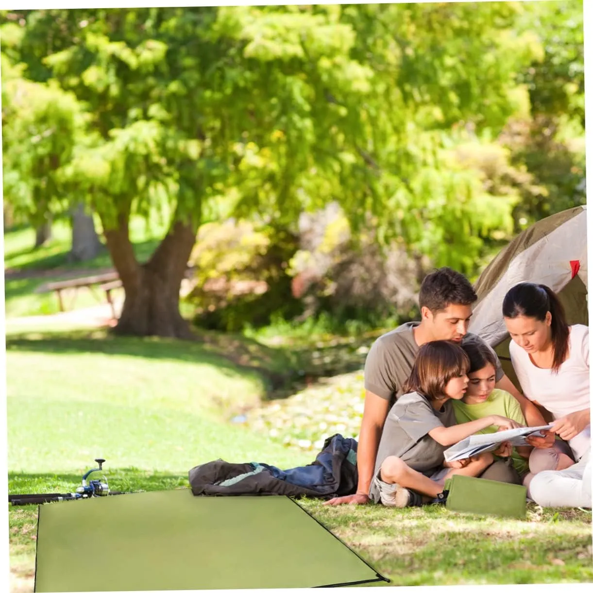 Camping Tent Waterproof Mat Oxford Fabric Portable Outdoor Blanket Beach Pad Ground Cover