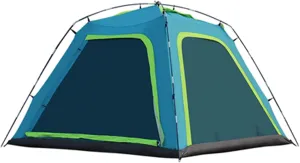 Camping Tents Shelter Portable Waterproof Cabin Tent Hold 4-6 Persons with Instant Setup Pop Up Tent with Carry Bag UV Protection for Camping Hiking Mountaineering (Color : Blue)