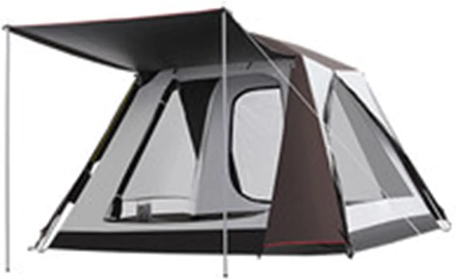 Camping Tents Shelter Portable with Carry Bag Waterproof Hold 3-4 Persons Instant Setup Pop Up Tent with Top Rainfly UV Protection for Camping Hiking Mountaineering