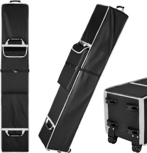 Canopy Bag Replacement for 10 x 10 Pop Up Canopy Tent, 600D Heavy Duty Canopy Carrying Bag with Handles, Waterproof Rolling Storage Bag Tent Bag Canopy Folding Bag, 10 x 10 x 62 in