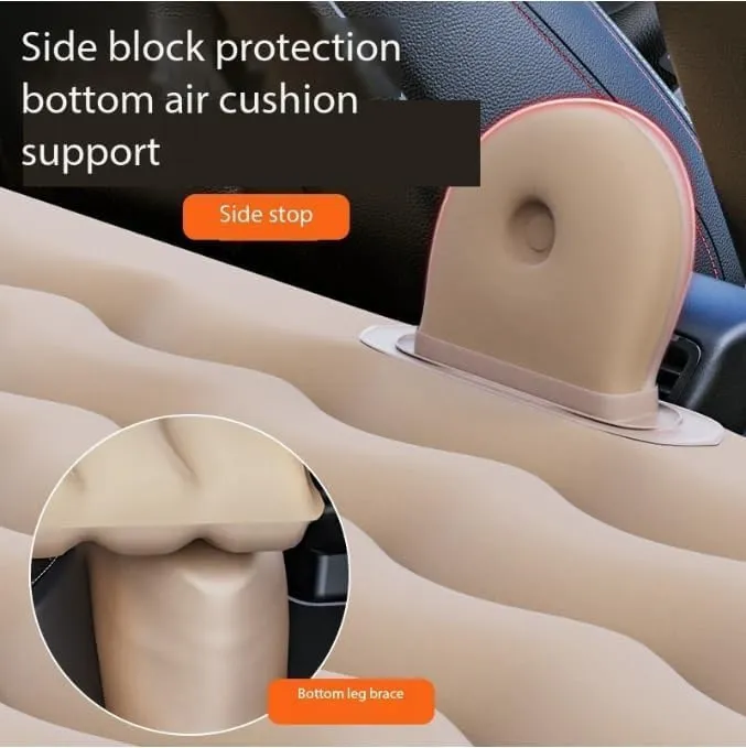 Car Air Mattress Back Seat for Chevrolet Malibu,Double Side Flocking Car Bed Portable Air Mattress Car Sleeping Mattress Car Accessories Cars Camping Bed,Off White
