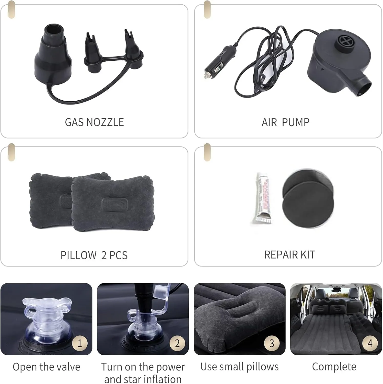 Car Air Mattress, Car Camping Travel Bed, Portable Rest Mat, sleeping pad, Compatible with Infiniti QX 30 50 55 56 60 70 80,D