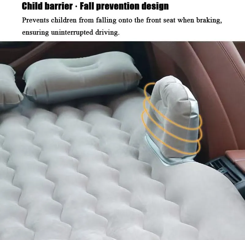 Car Air Mattress for Acura ADX (Expected) 2025upcoming, Inflatable Back Seat Sleeping Pad with Pump & 2 Pillows, Folding Portable Camping Bed for Travel& Road Trips,Blue
