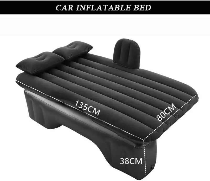 Car Air Mattress for Acura ADX (Expected) 2025upcoming, Inflatable Back Seat Sleeping Pad with Pump & 2 Pillows, Folding Portable Camping Bed for Travel& Road Trips,Blue