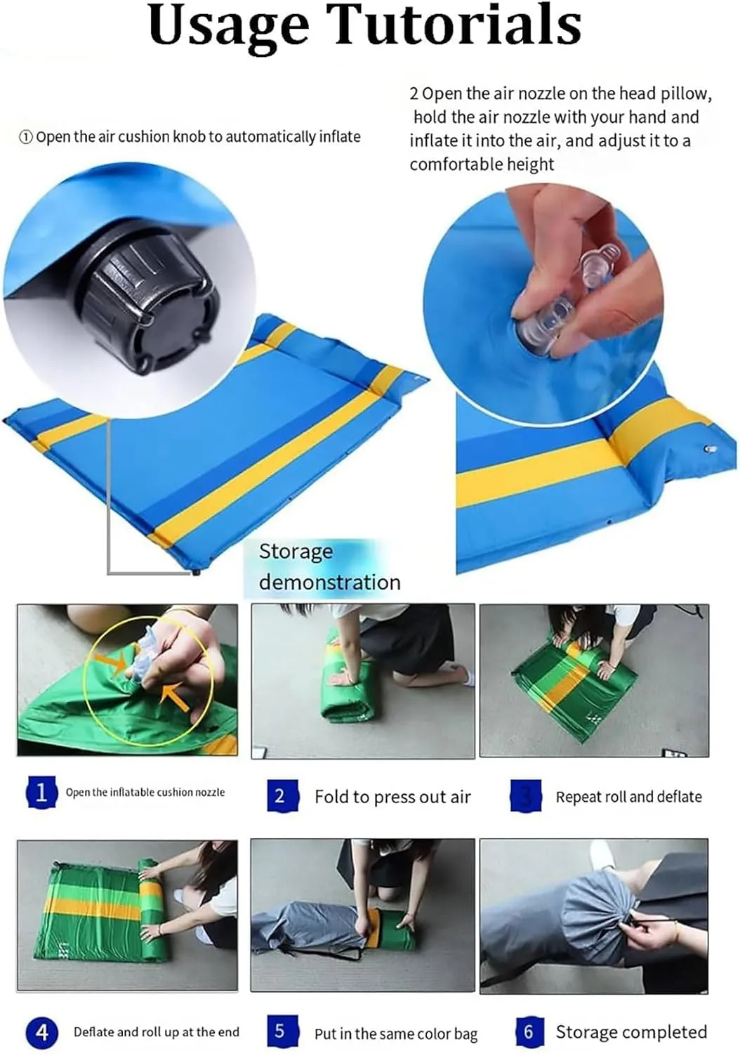 Car Air Mattress for BMW X5 X5M E53 E70 F15 G05 F95 25i 25d, Comfortable Inflatable Thickened Car Mattress, Portable Sleeping Pad for Camping, Travel, Outdoor Activities