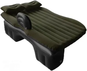Car Air Mattress for Chery Tiggo 3 2014–2020, Inflatable Back Seat Sleeping Pad with Pump & 2 Pillows, Folding Portable Camping Bed for Travel& Road Trips,Black