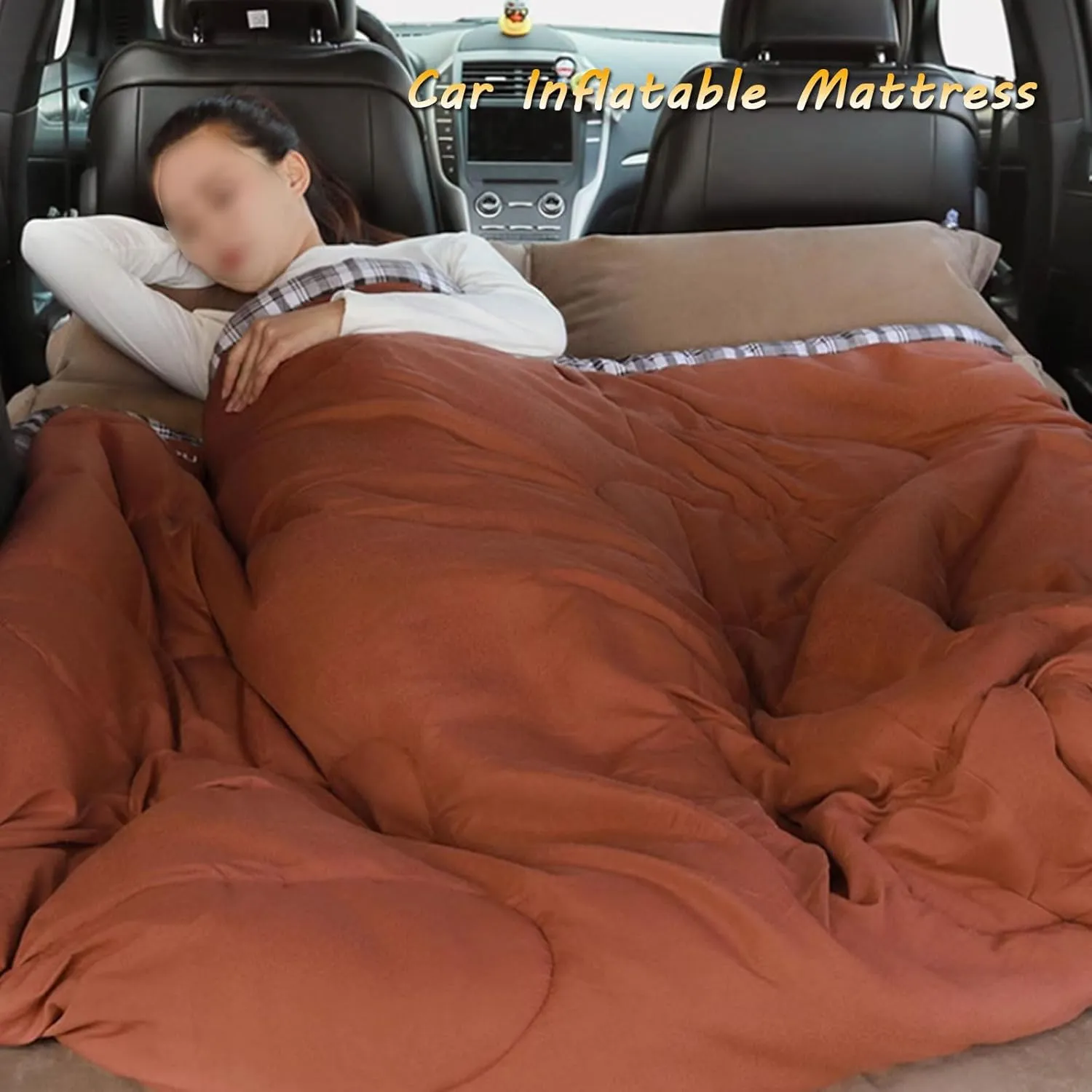 Car Air Mattress for Toyota FJ Cruiser 2007-2023,Back Seat Air Sleeping Mattress,Inflatable Thickened Car Air Bed,Portable Sleeping Pad Cushion for Travel,B