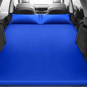 Car Inflatable Mattress Compatible with Subaru Forester 2014-2018 - Outdoor Camping Travel Portable Sleeping Pad - Adjustable Wear Resistant Auto Accessories - A-Black(B-Blue)