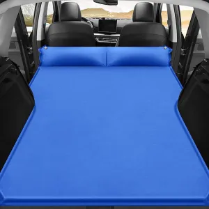 Car Inflatable Mattress for Volkswagen VW Jetta A7 2019 2020 2021 2022 2023 2024 Portable Air Sleeping Bed with Pillow Camping Travel Cot Inflatable Trunk Sleeping Pad,Blue
