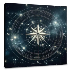 Celestial Compass Canvas