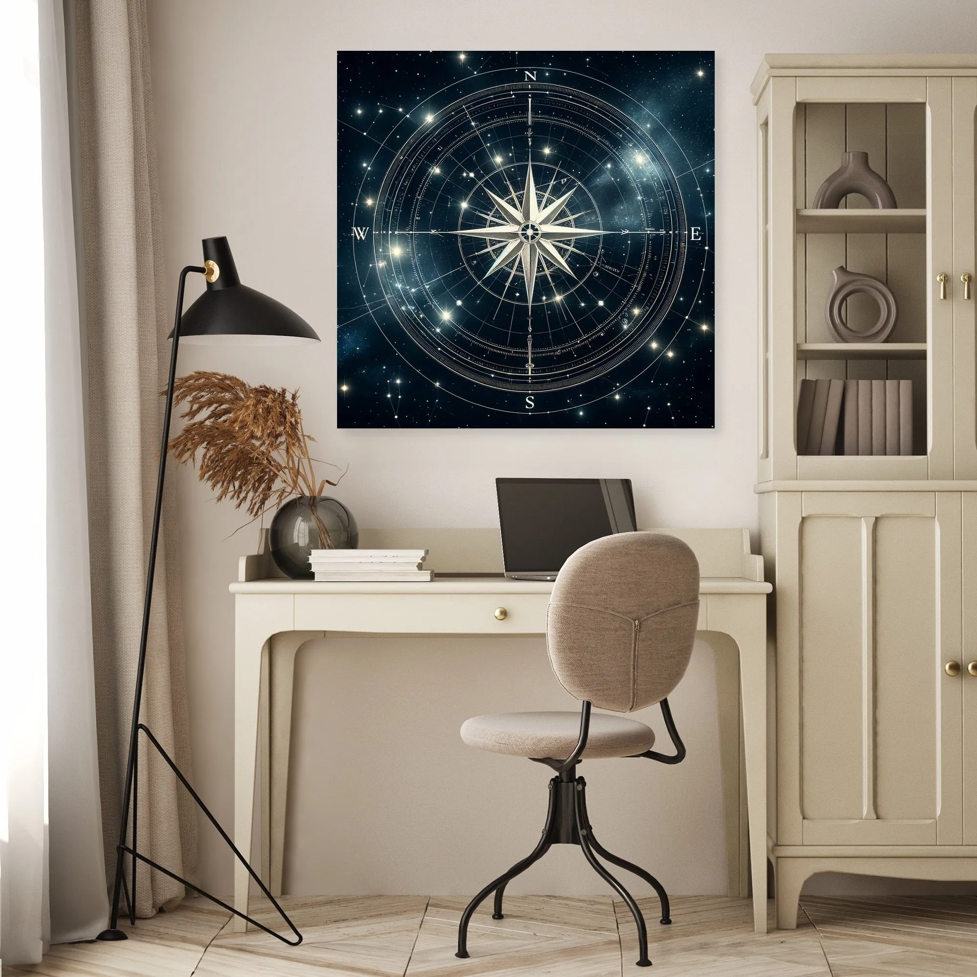Celestial Compass Canvas