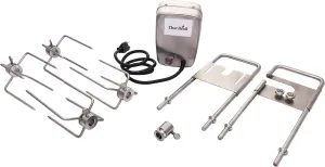 Char-Broil 5528819W06 Medallion Series Rotisserie Kit for 5 3 Burner Outdoor Kitchen Modules, Stainless