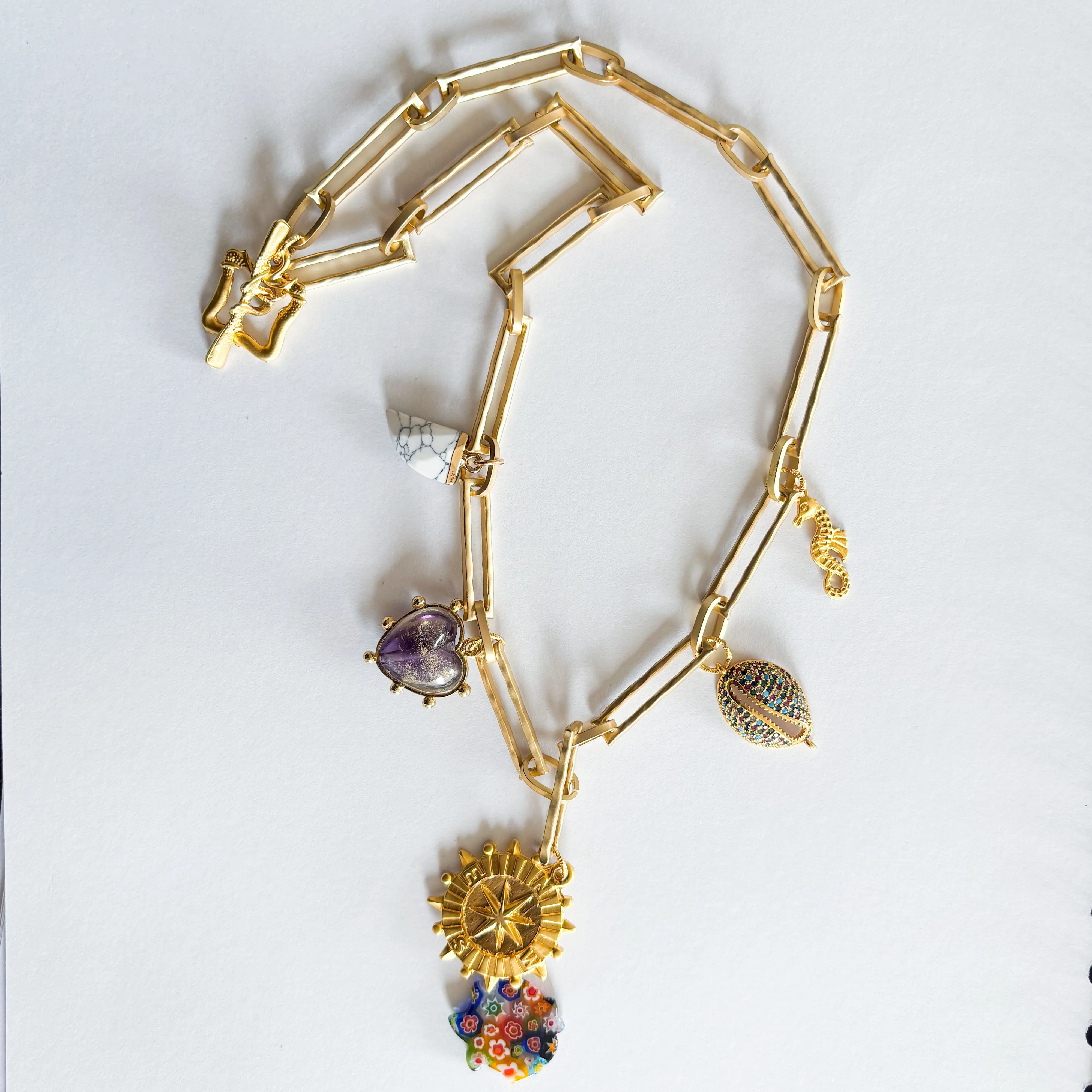 Charm Necklace - Compass