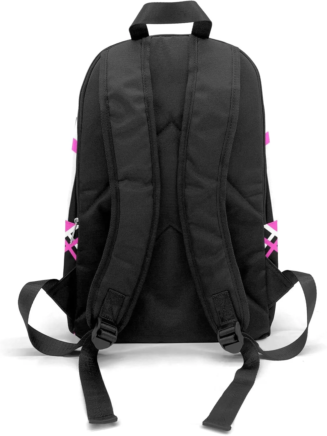 Cheerleader Cheer Pink Personalized Backpack for Teen Boys Girls,Custom Travel Backpack Bookbag Casual Bag Name Gift