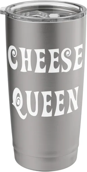 Cheese Queen Dairy Lover Stainless Steel Insulated Tumbler