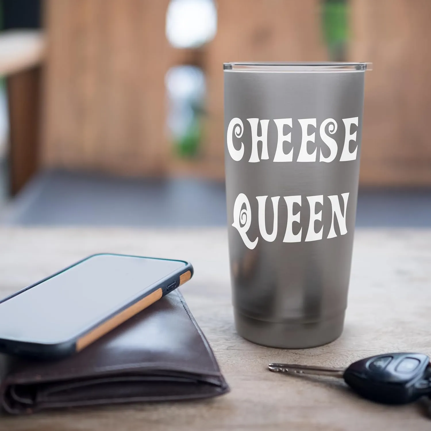 Cheese Queen Dairy Lover Stainless Steel Insulated Tumbler