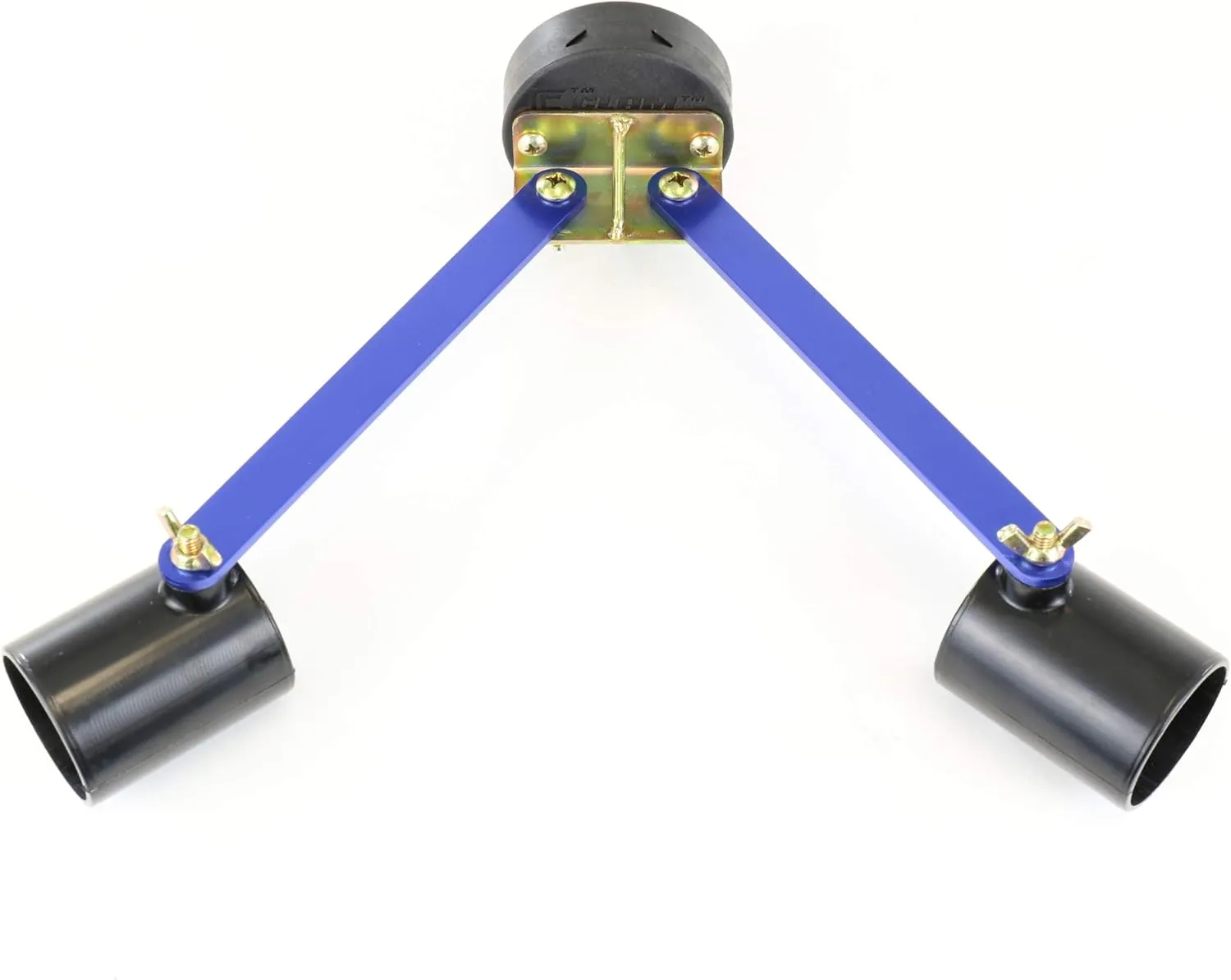 CLAM 15401 ClamLock Horizontal 2-Rod Holder