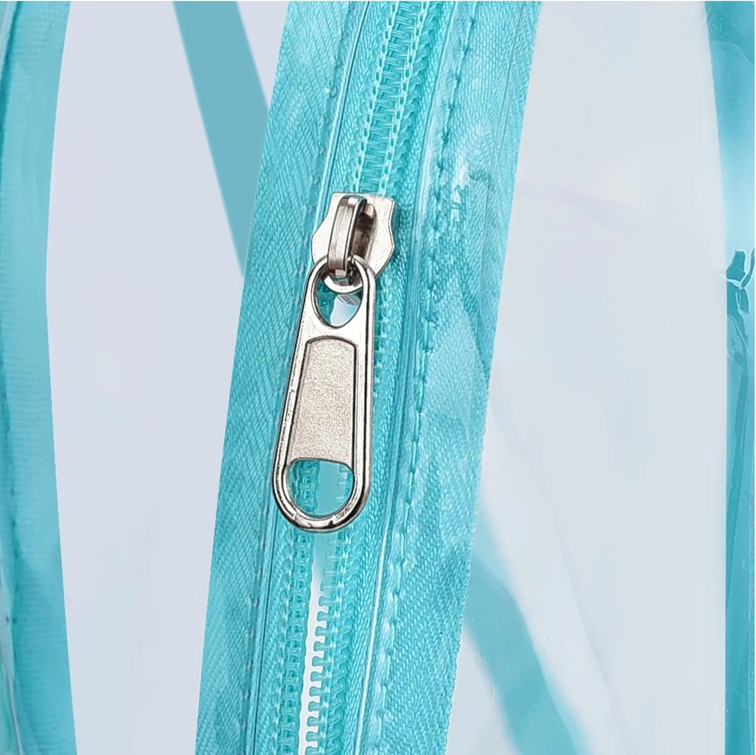 Clear Backpack for Stadium Events 12x12x6 with Front Pocket for Concert Sport Fashion Women Backpack Events Work Travel(Aqua)