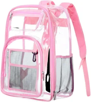 Clear Backpack Heavy Duty - For Concert Sport Work Venues Bookbag Waterproof Stadium Approved See Throgh Trasparent Pvc Backpack Large- For Youths And Adults